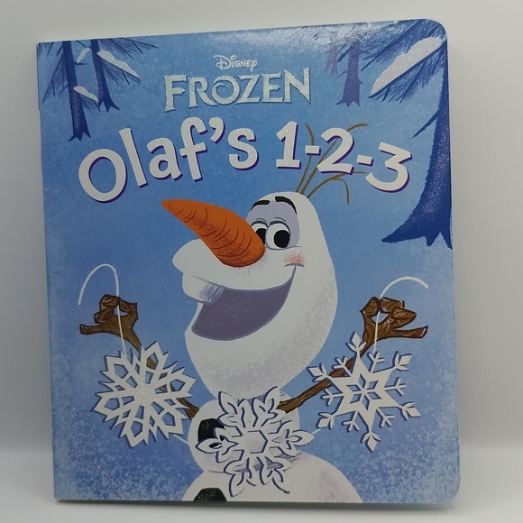 Disney Other - Disney Frozen Olaf's 1-2-3 Counting Board Book 2013 Winter Christmas Early Read